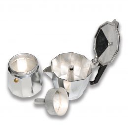 6 CUP ALUMINUM ESPRESSO COFFEE MAKER