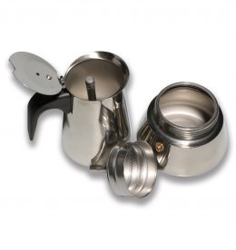 6 CUP STAINLESS STEEL ESPRESSO COFFEE MAKER